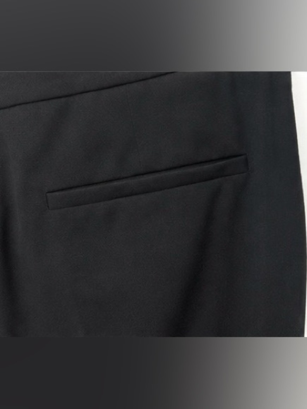 Armani Collezioni Black Dress Pants Womens 12 Italy Designer Career Luxury - Picture 3 of 8